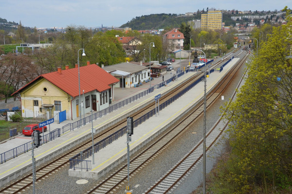 Railway station Praha - Braník