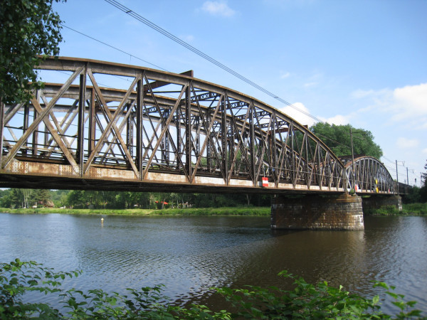 Most přes řeku Labe v ev. km 6,330 v Čelákovicích