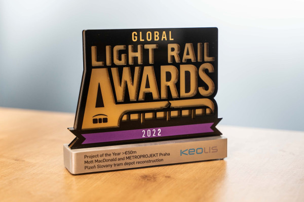 Ocenění v mezinárodní soutěži GLOBAL LIGHT RAIL AWARDS